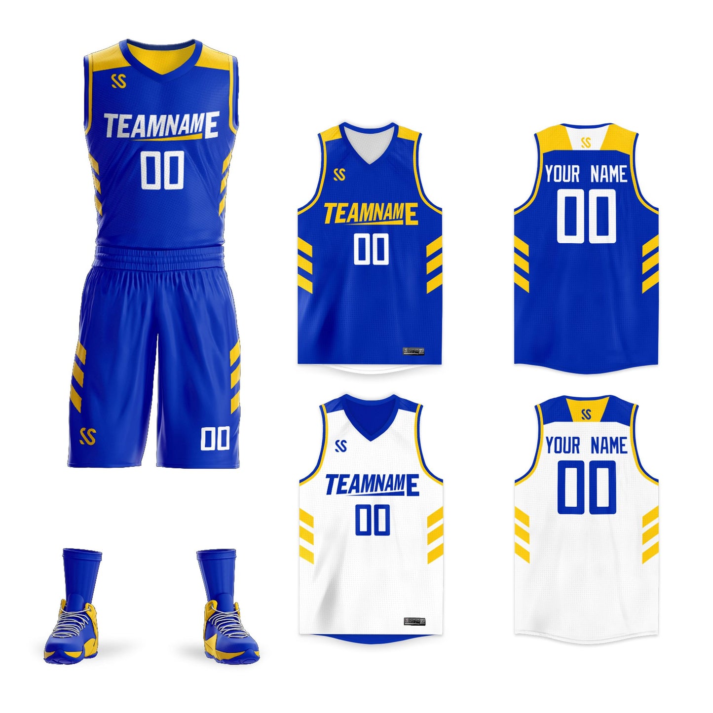 Custom Basketball Jersey Athletic Reversible Sets Uniforms Team Sport for Men/Youth