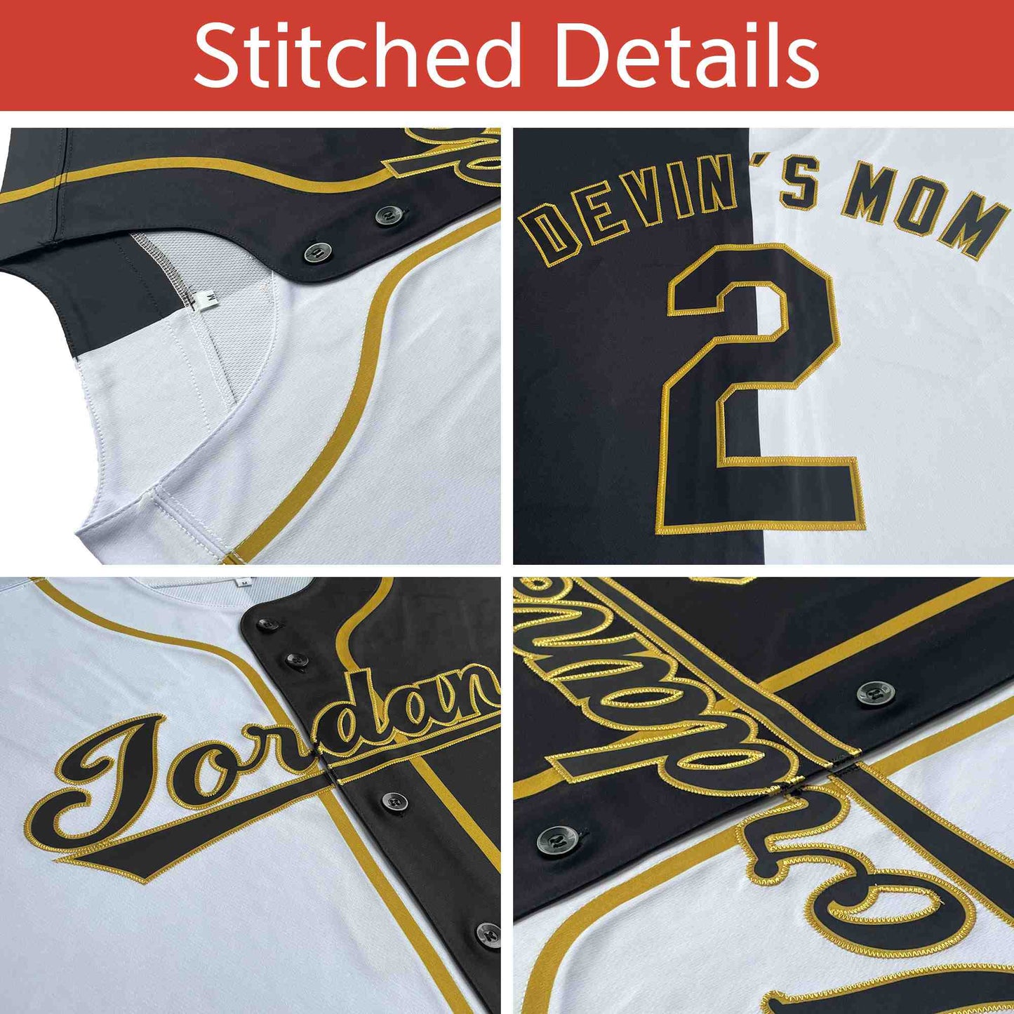 Custom Black White-Light Blue Split Fashion Authentic Baseball Jersey